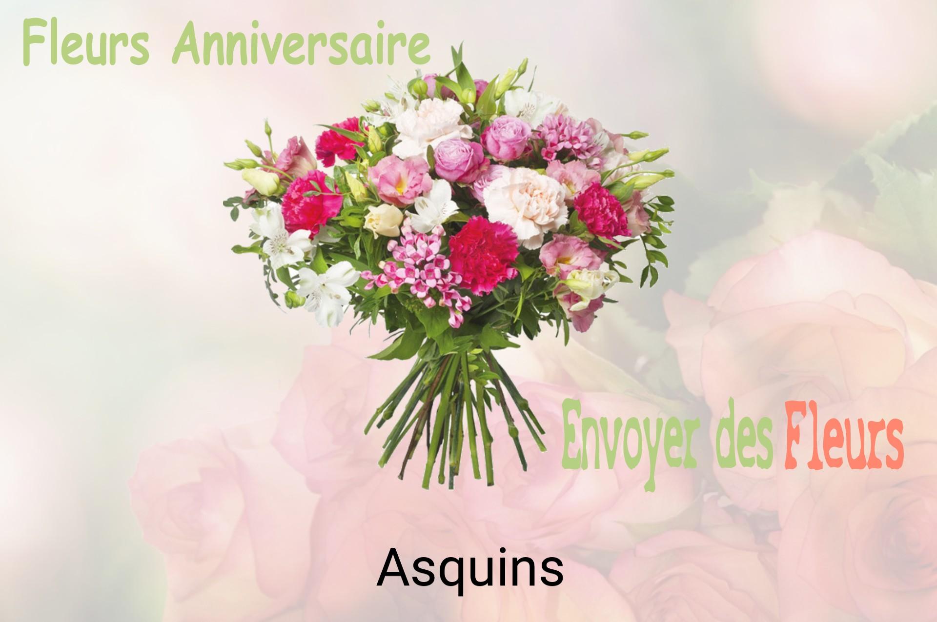 Bouquet de fleurs d’anniversaire livré à Asquins